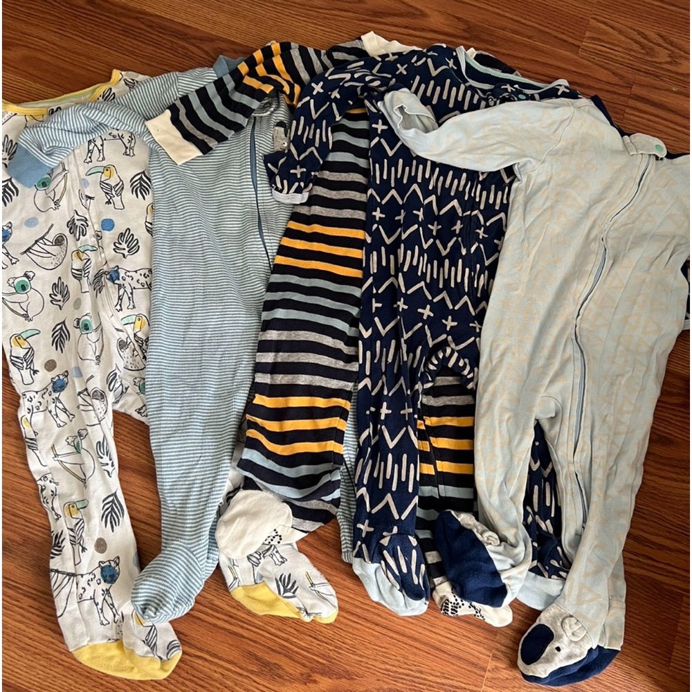 6-9 month Footie pajamas